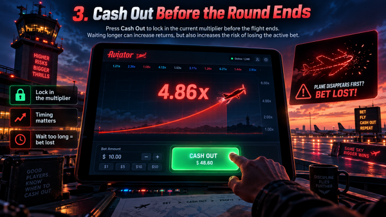 aviator cashout