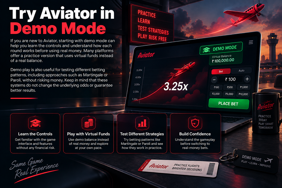 Aviator game demo mode prectice
